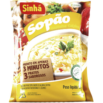 SOPA EM PO SINHA SOPAO 90G GALINHA COM LEGUMES