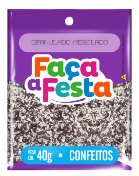 FAÇA A FESTA CONFEITO  40G GRANULADO MESCLADO