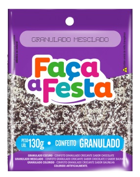 FAÇA A  FESTA CONFEITO 130G GRANULADO MESCLADO