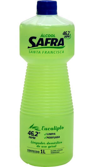 ALCOOL LIQUIDO 46,2 G 1L SAFRA EUCALIPTO