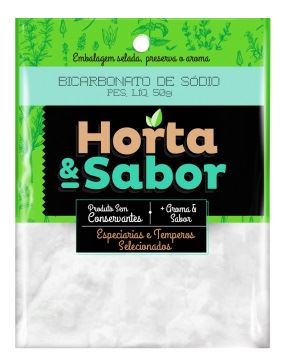 HORTA & SABOR SACHE BICARBONATO DE SODIO 50G