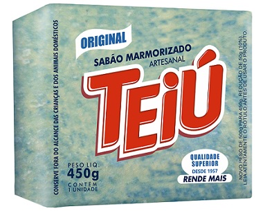 SABAO MARMORIZADO TEIU BARRA AZUL 450G