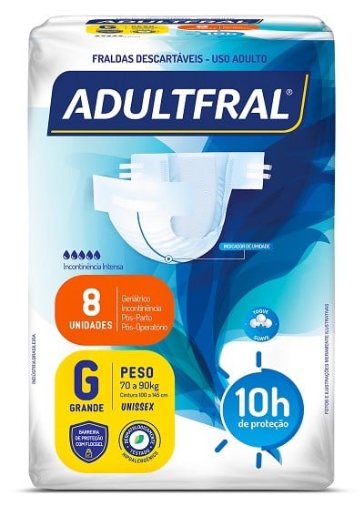 FRALDA GERIÁTRICA ADULTFRAL REG  G 8UN