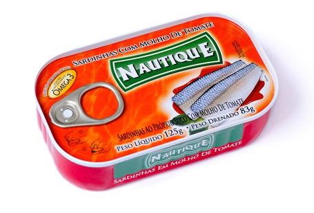 SARDINHA NAUTIQUE 125G COM MOLHO DE TOMATE 