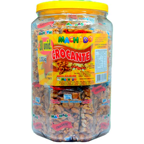 DOCE MACHADO CROCANTE POTE 1,050KG C/30