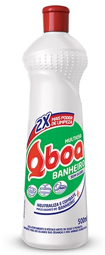 LIMPA BANHEIRO Q-BOA MULTIUSO 500ML  LIMPA BANHEIRO Q-BOA MULTIUSO 500ML