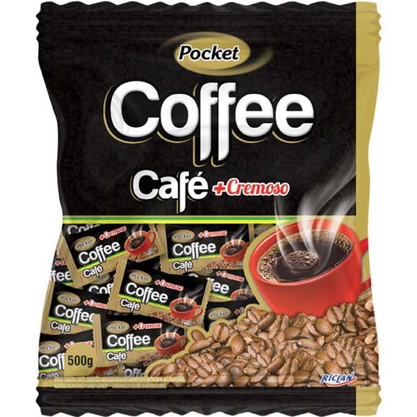 BALA DURA 500G COFFEE CAFÉ POCKET 