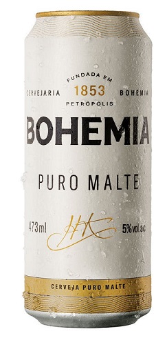CERVEJA LATAO 473ML BOHEMIA PURO MALTE  CERVEJA LATAO 473ML BOHEMIA PURO MALTE