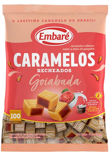 CARAMELO EMBARE RECHEIO GOIABA 660G