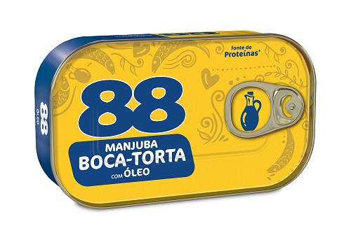 SARDINHA 88 MANJUBA BOCA TORTA 125G OLEO 