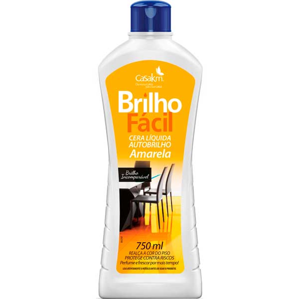 CERA BRILHO FACIL LIQUIDA 750ML AMARELA