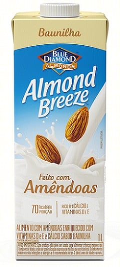 LEITE DE AMENDOAS ALMOND BREEZE BAUNILHA 1L