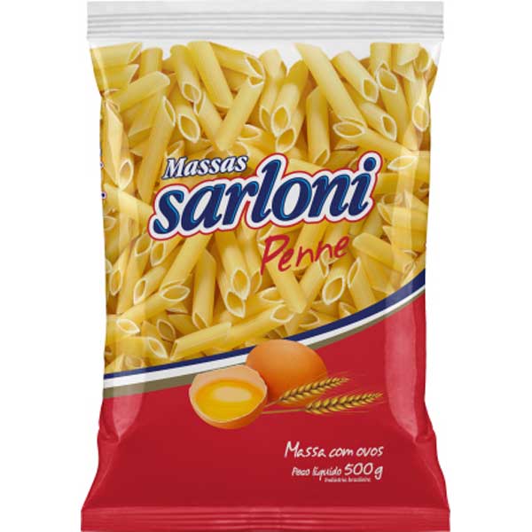 MACARRAO COM OVOS SARLONI  500G PENNE