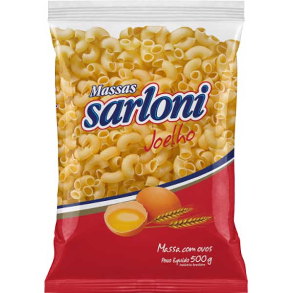 MACARRAO COM OVOS SARLONI  500G JOELHO