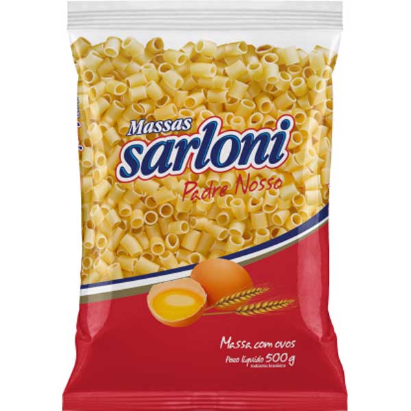 MACARRAO COM OVOS SARLONI  500G PADRE NOSSO