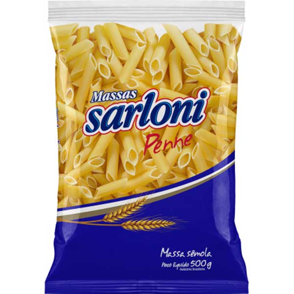 MACARRAO SARLONI SEMOLA  500G PENNE MACARRAO SARLONI SEMOLA  500G PENNE