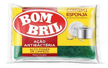ESPONJA DE LOUÇA BOMBRIL DUPLA FACE MULTI-USO 1UN ESPONJA DE LOUÇA BOMBRIL DUPLA FACE MULTI-USO 1UN