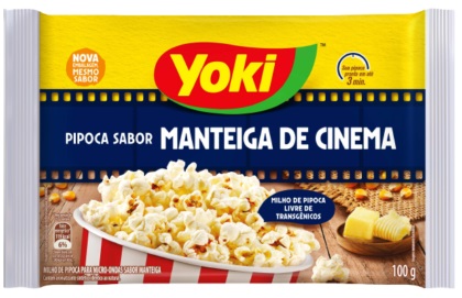 PIPOCA MICROONDAS YOKI 100G MANTEIGA CINEMA PIPOCA MICROONDAS YOKI 100G MANTEIGA CINEMA