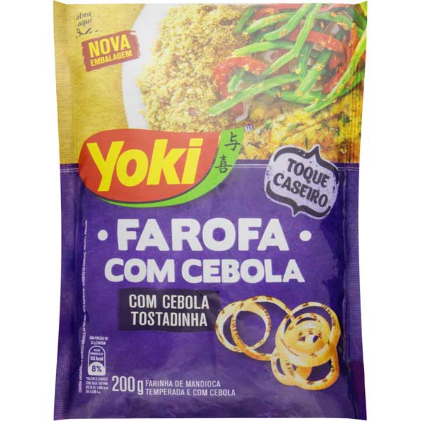 FAROFA PRONTA YOKI 200G COM CEBOLA