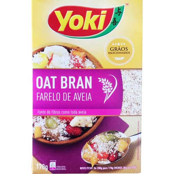 AVEIA YOKI 170G OAT BRAN FARELO DE AVEIA 