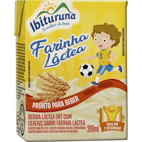 BEBIDA LACTEA IBITURUNA  200ML FARINHA LACTEA