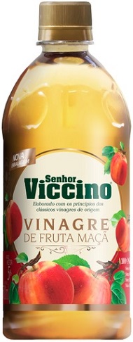 VINAGRE SENHOR VICCINO PT 500ML MAÇA ZERO ACUCAR