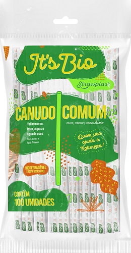 CANUDO STRAW BIO SACHE 19,5CM 5MM C/100