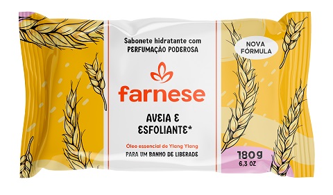 SABONETE FARNESE 180G AVEIA E ESFOLIANTES