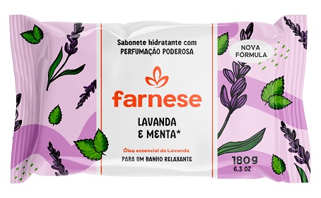 SABONETE FARNESE 180G LAVANDA E MENTA