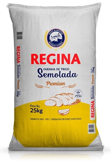 TRIGO 25KG PANIFICAÇÃO REGINA SEMOLADO PREMIUM