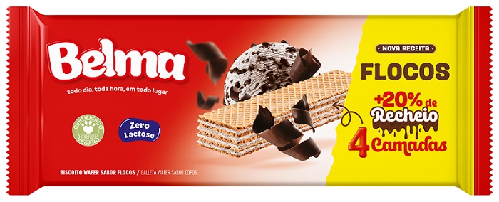 BISCOITO WAFER 90G BELMA FLOCOS