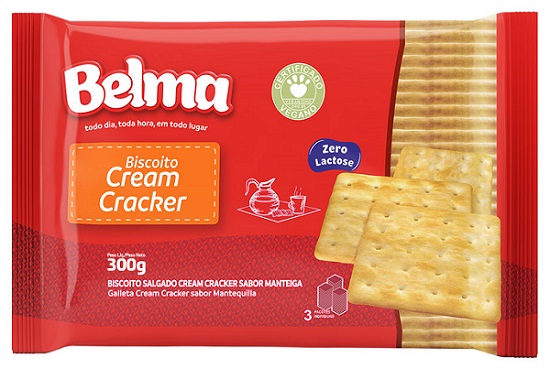 BISCOITO BELMA 300G CREAM CRACKER 