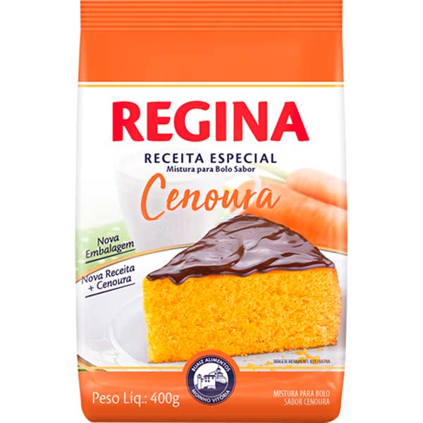 MISTURA PARA BOLO REGINA POUCH 400G CENOURA