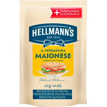 MAIONESE HELLMANN'S DOY PACK 400G