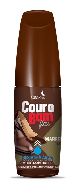 COURO BOM LIQUIDO 40ML FLEX MARRON