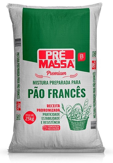 TRIGO 25KG MISTURA PRE MASSA PREMIUM PAO FRANCES