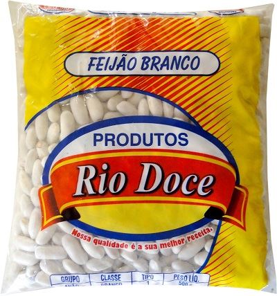 FEIJÃO BRANCO RIO DOCE 500G 