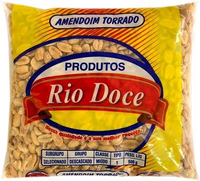 AMENDOIM TORRADO  500G RIO DOCE 