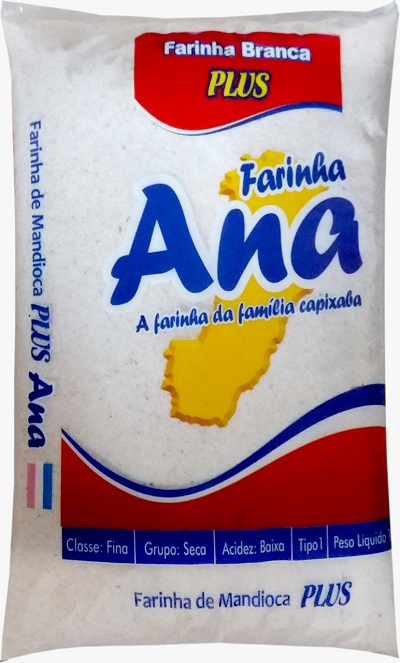 FARINHA DE MANDIOCA BRANCA PLUS TP 1 ANA 1KG