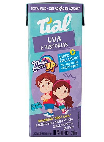 SUCO TP  200ML TIAL 100% UVA+MAÇA