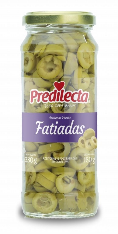 AZEITONA VERDE VIDRO PREDILECTA FATIADA 160G