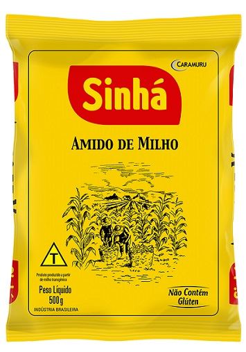 AMIDO DE MILHO SINHÁ SACOLA 500G  