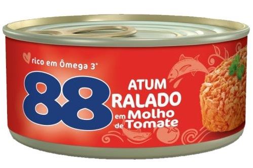 ATUM 88 RALADO 140G AO MOLHO DE  TOMATE
