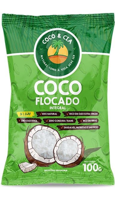 COCO FLOCADO 100G COCO&CIA INTEGRAL