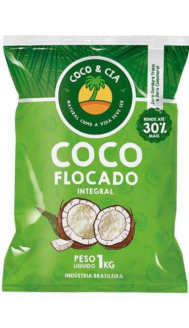 COCO FLOCADO 1KG COCO&CIA INTEGRAL