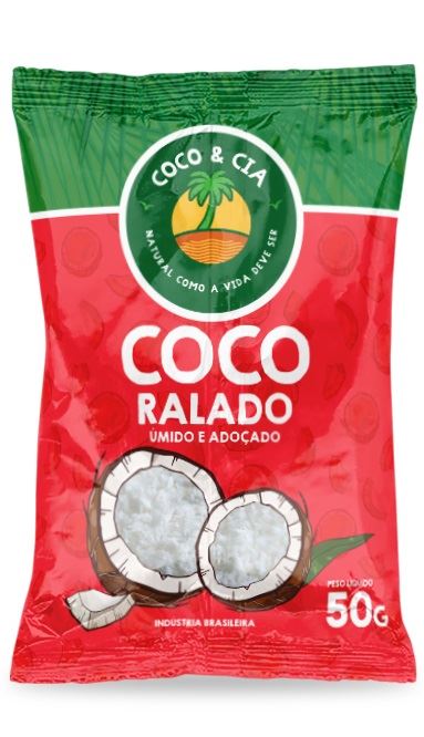 COCO RALADO  50G COCO&CIA UMIDO ADOCADO