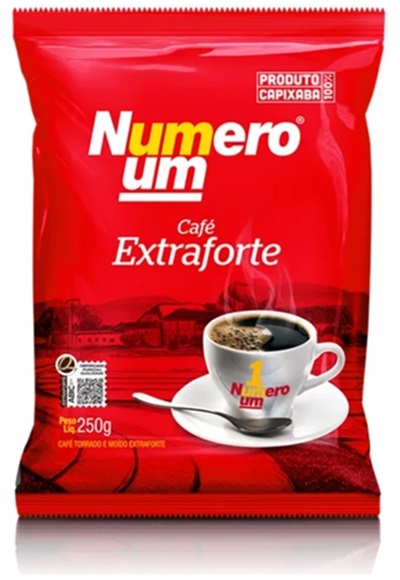 CAFÉ EM PÓ PACOTE 250G NÚMERO UM EXTRA FORTE