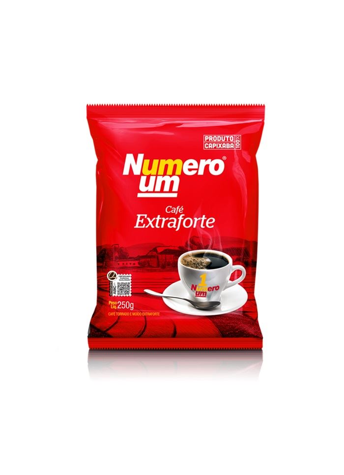 CAFÉ EM PÓ PACOTE 250G NÚMERO UM EXTRA FORTE