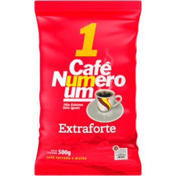 CAFÉ EM PÓ PACOTE 500G NÚMERO UM EXTRA FORTE