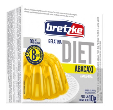 GELATINA DIET BRETZKE 10G ABACAXI 